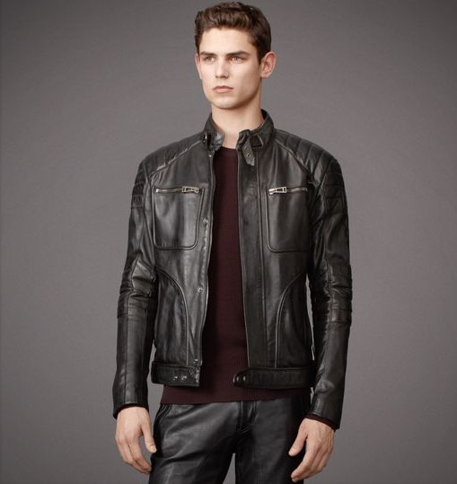 Veste Belstaff en Cuir Pour Homme Pas Cher